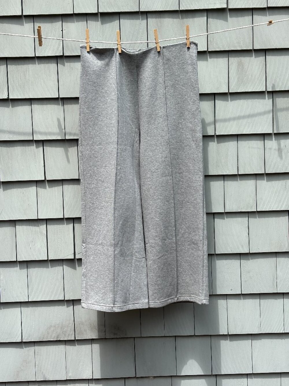 Mango MNG Medium Grey Wide Leg Pants | Size Large | New with Tags